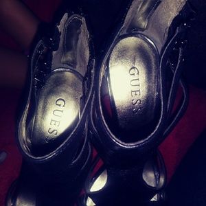 Black GUESS heels